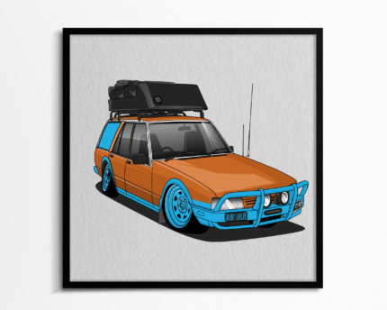 Custom service vehicle illustration Canada