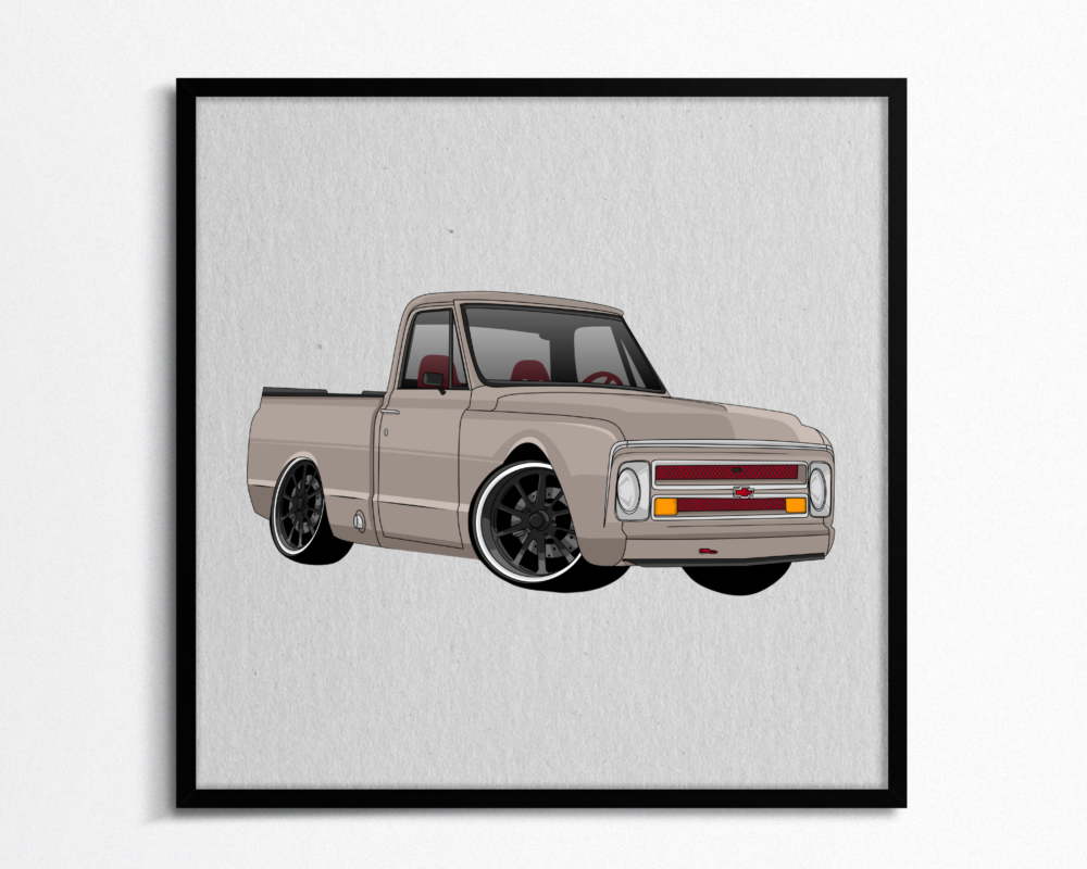 Custom 4×4 Jeep illustration Canada