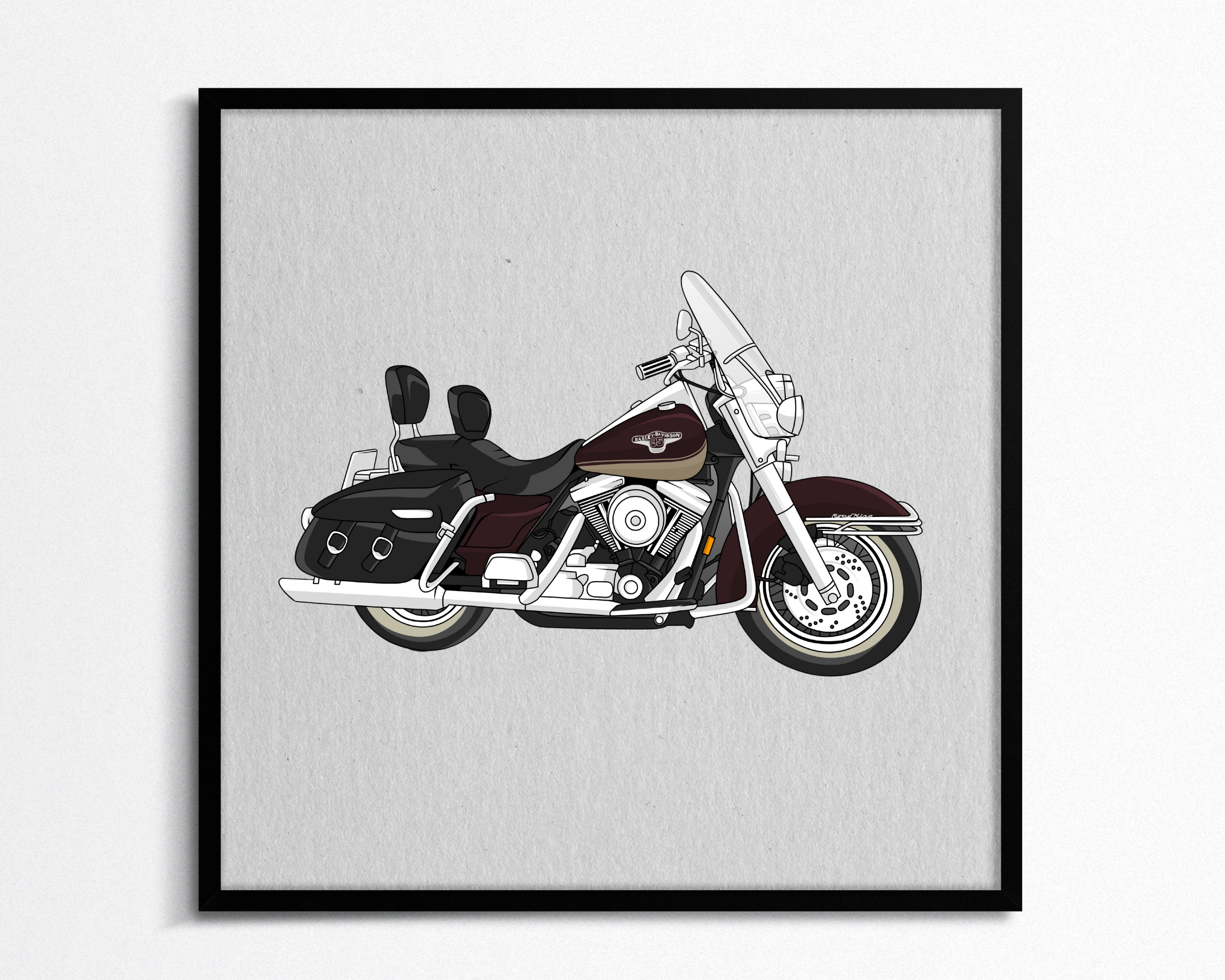 Bike Artwork Canada Custom motorcycle illustration Canada