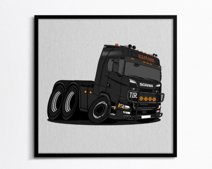 Custom HGV truck illustration Canada