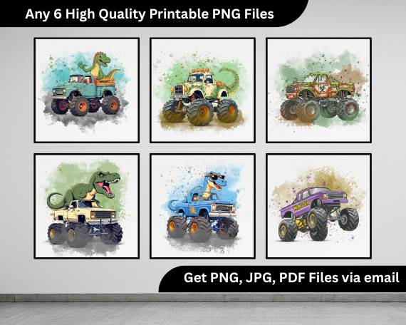 Watercolor Gaming Characters Set of 6 Canada Buy 6 watercolor video game characters printable wall art Canada