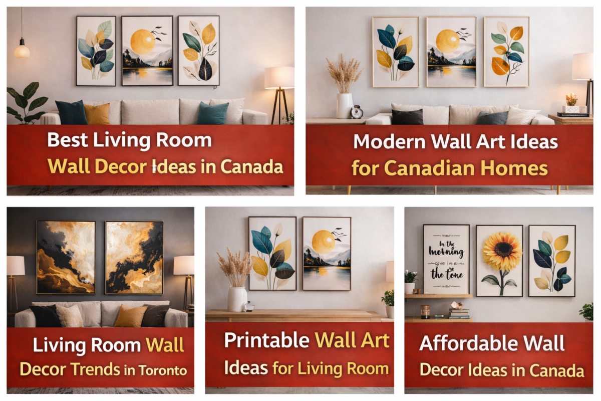 Best Living Room Wall Decor Ideas in Canada